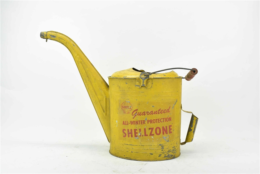 Vintage Shell Oil Company Watering Can
