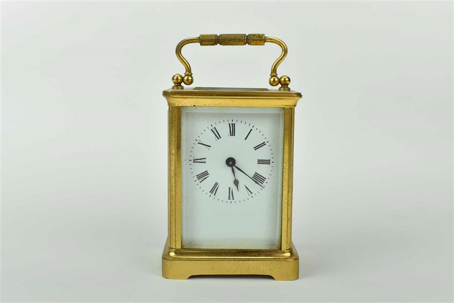 French Brass Cased Carriage Clock