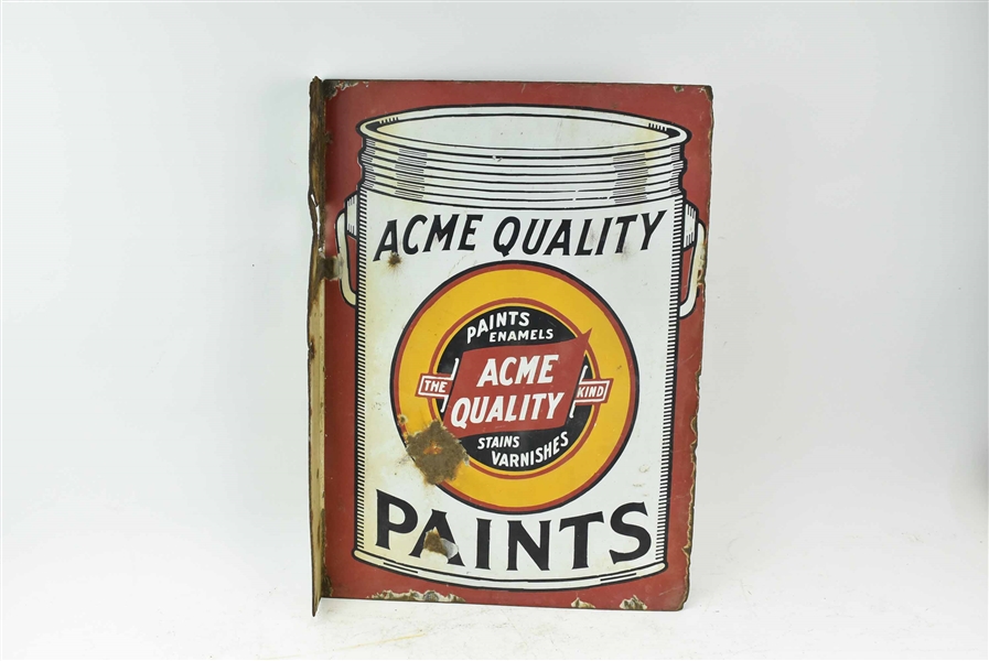 Vintage Acme Quality Paint Advertising Sign