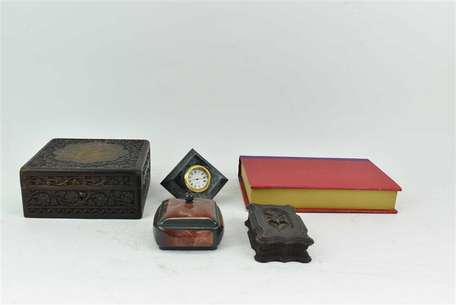 Black Forest Wooden Stamp Box