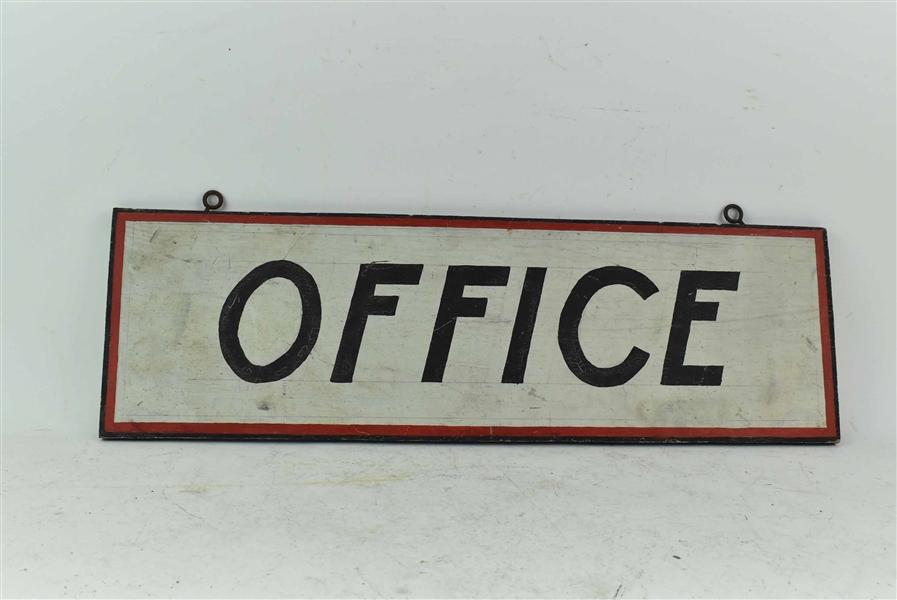 Vintage Wooden OFFICE Sign