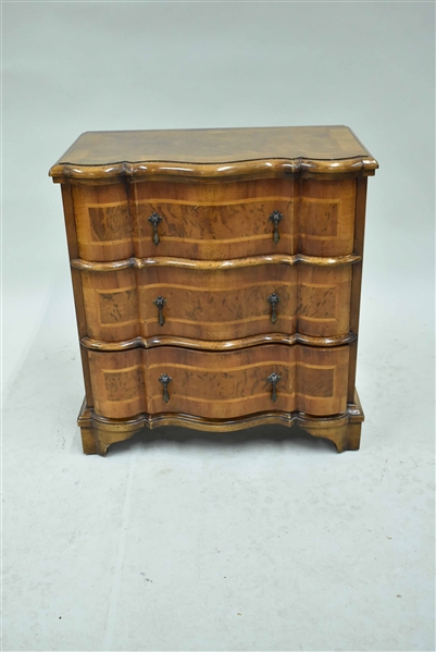 Italian Serpentine Front Chest of Drawers