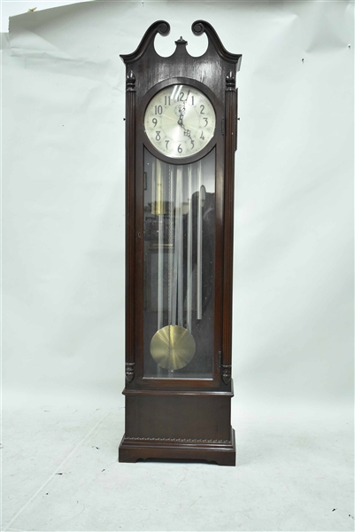 Herschede Cincinnati Mahogany Grandfathers Clock