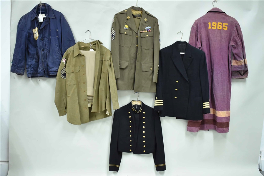 Group of Vintage US Army & Navy Uniforms