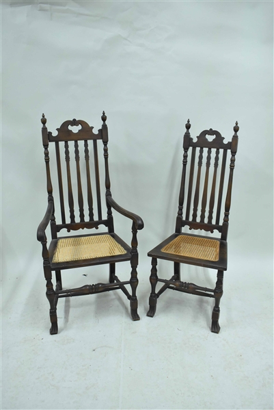 Pair of Spanish Revival Side Chairs