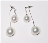 Pair of South Sea Pearl Drop Earrings