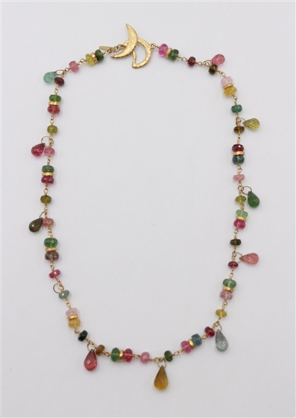 Talisman 18k Confetti Gemstone Necklace