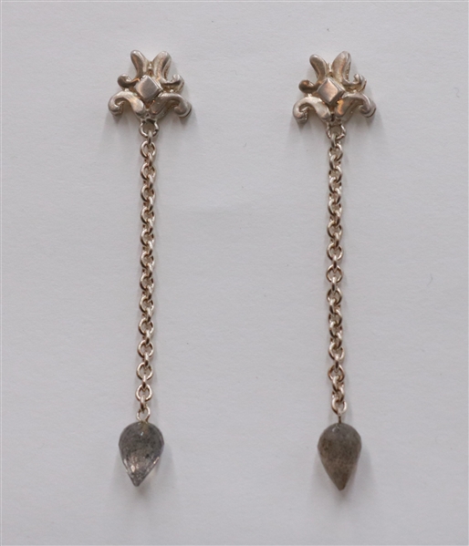 Pair of Robin Rotenier Sterling Silver Earrings