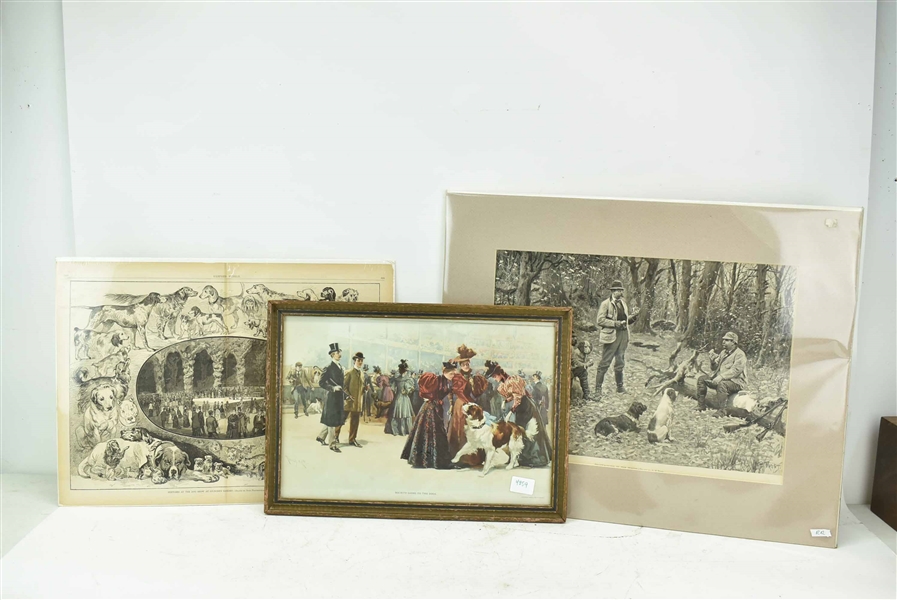 A.B. Frost Thanksgiving in the Woods Print