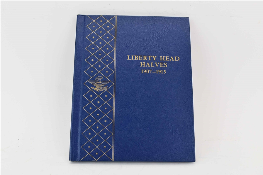 12 Silver Liberty Head Half Dollars 1907-1915 