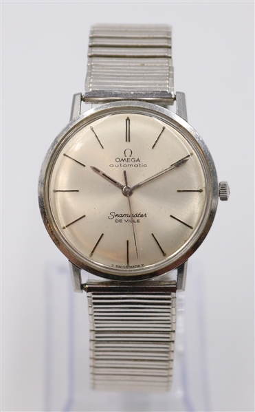 Stainless Steel Omega Seamaster Deville Watch