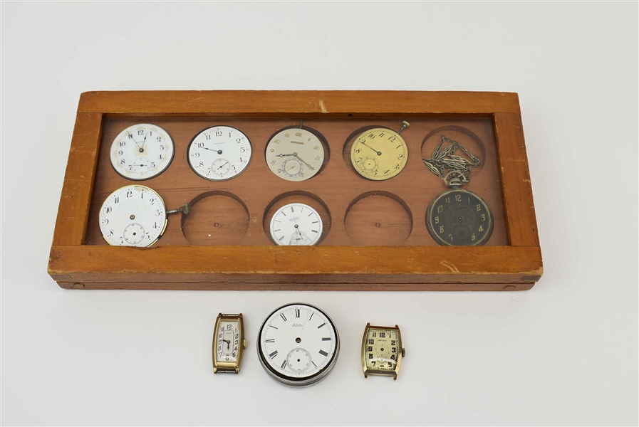 Group of Assorted Pocket Watch Works