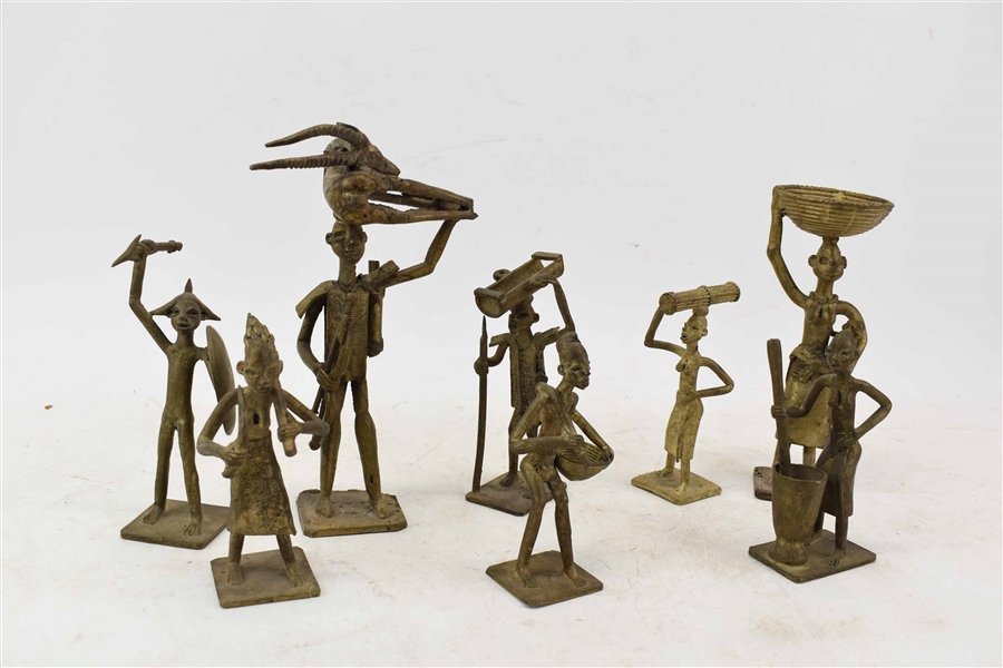 African Ashanti Akan Figural Bronze Gold Weights