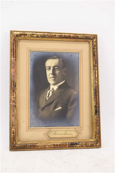 Woodrow Wilson Photograph with Autograph
