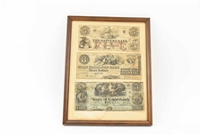 Three Antique Bank Notes