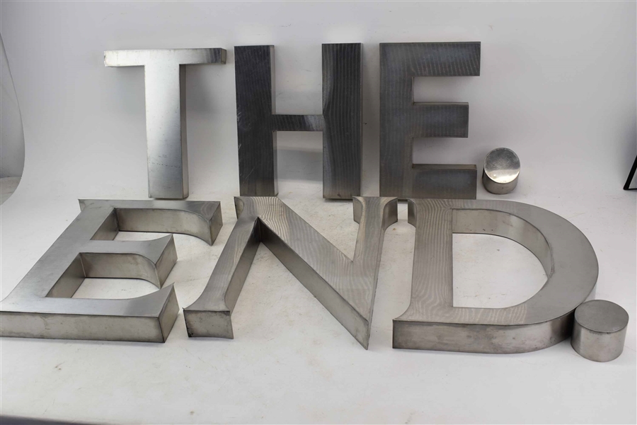 Metal Hanging Wall Letters THE. END.