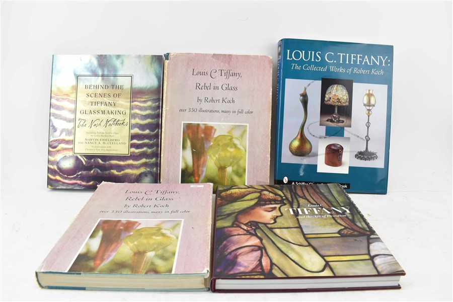 Group of Assorted Louis Comfort Tiffany Books