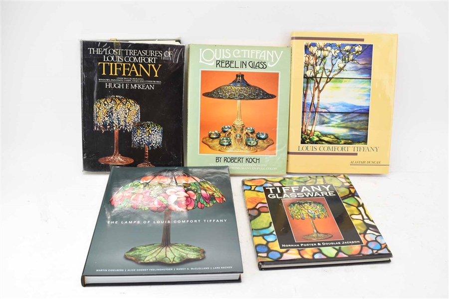 Group of Assorted Louis Comfort Tiffany Books
