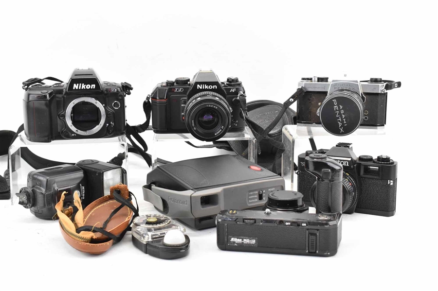 Group of Assorted Vintage Cameras