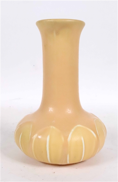 Hampshire Pottery Yellow-Matte Vase