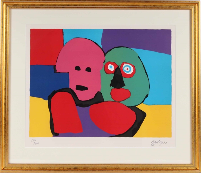 Karel Appel, Serigraph, What are They Waiting For