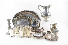 5 English Silverplate Shell Form Dishes