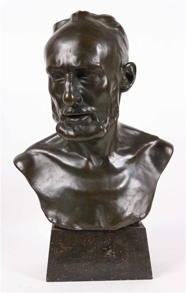 Alexander Oppler, Bronze Bust of Bearded Man