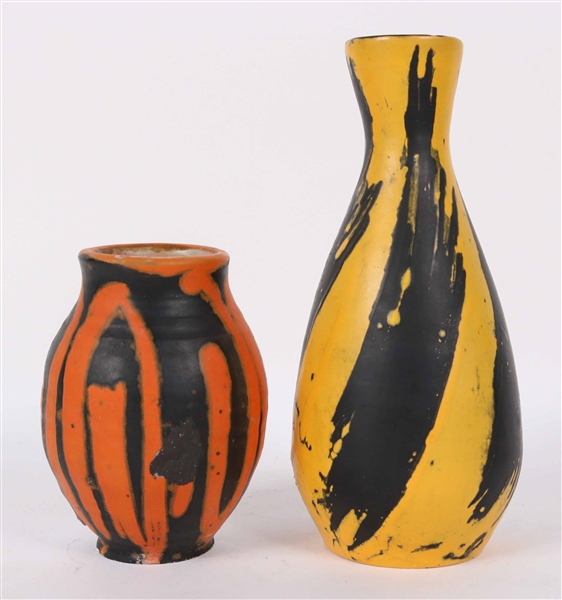 Two Livia Gorka Ceramic Vases