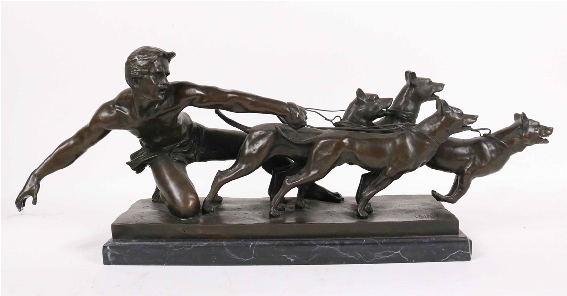 Alexandre Kelety, Bronze Sculpture, The Release