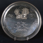 S. Kirk Sterling Silver Engraved Circular Tray