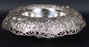 S Kirk and Sons Floral and Foliate Center Bowl