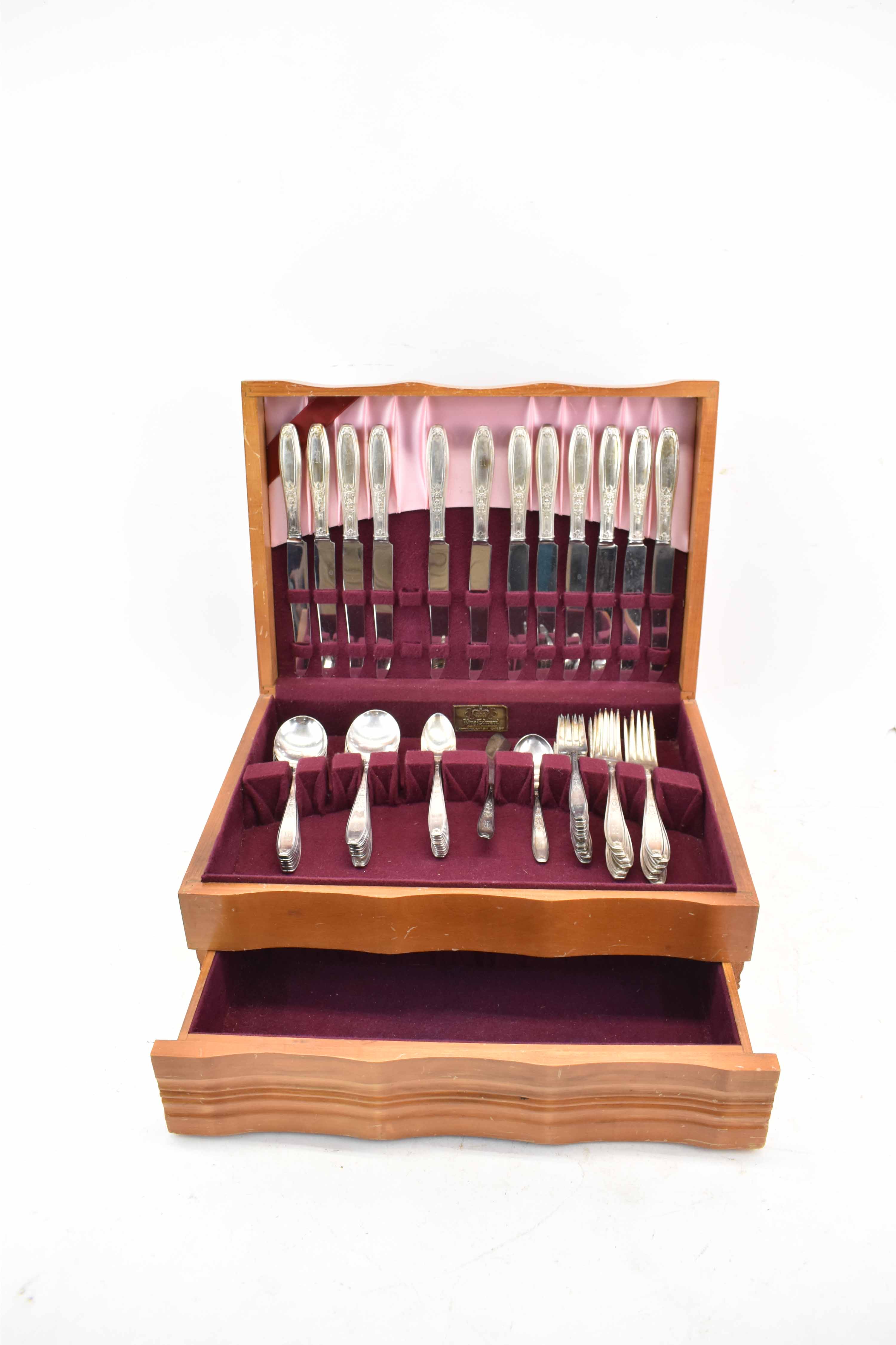 Rogers Bros Silverplate Ambassador Flatware Set | Barnebys