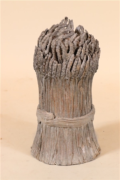 Contemporary Cast Lead Sculpture of Wheat