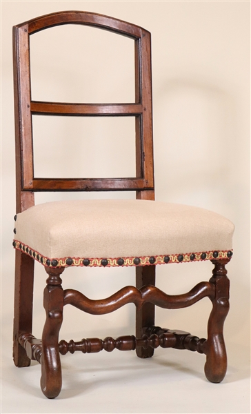 Baroque Walnut Side Chair