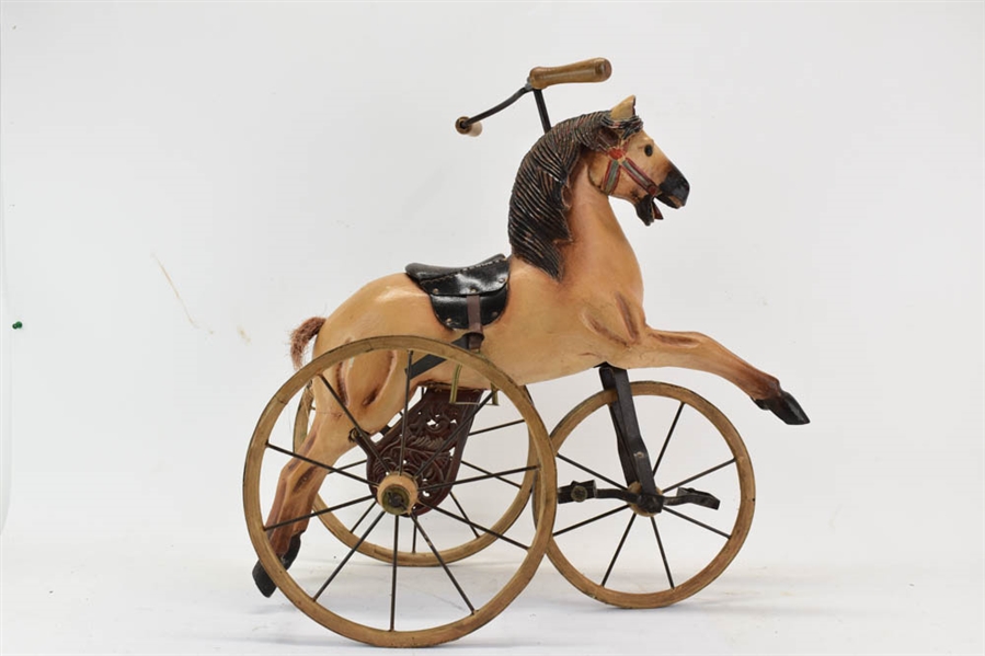Vintage Childs Pedal Cart Riding Horse