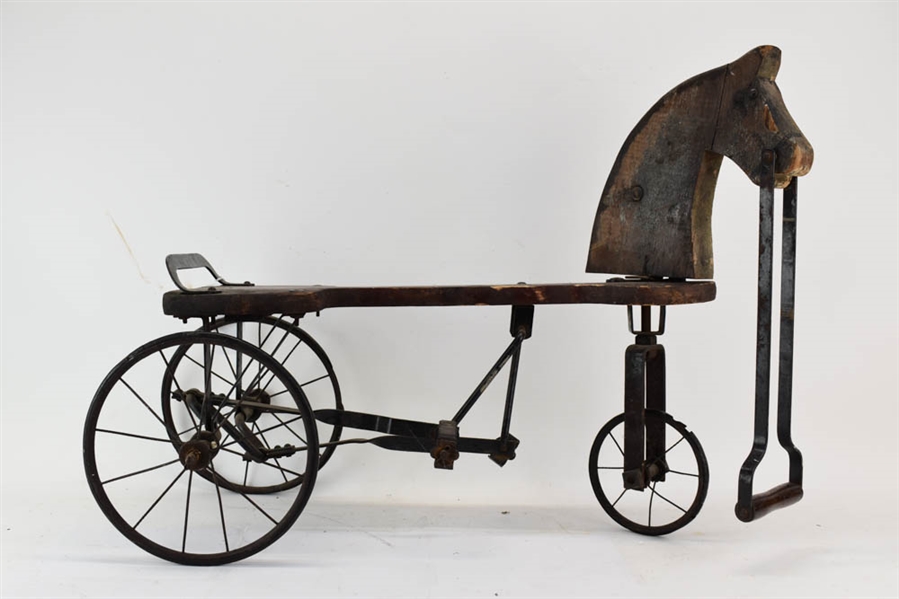 "Hot Skip" Vintage Childs Pedal Cart Horse 