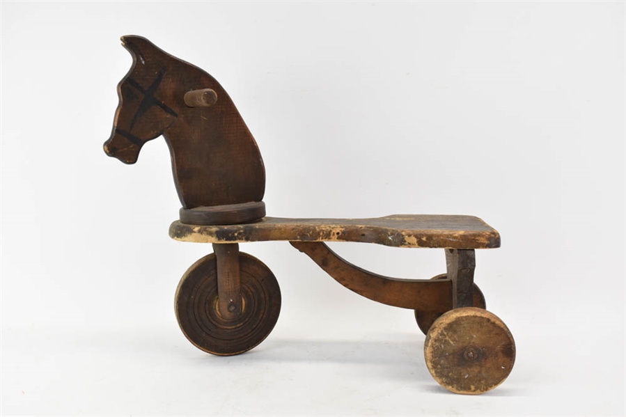 Choo Choo Car Vintage Childs Horse Toy