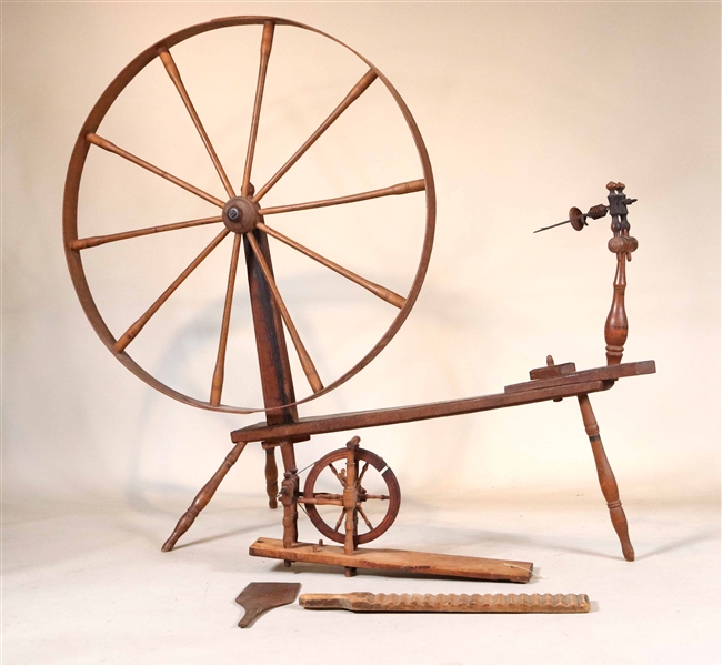 An Oak Spinning Wheel