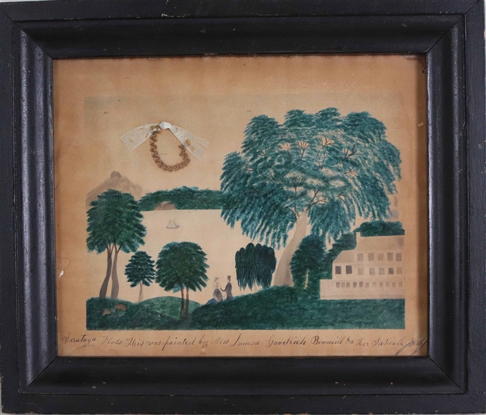 Louisa Goodrich Boonvill, Saratoga Flats, 1835