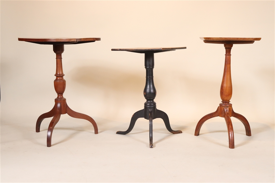 Group of Three Candlestands