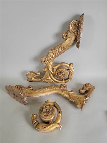 Pair of Antique 18th c. Architectural Brackets