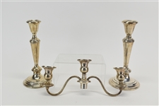 Gorham Sterling Candle Holders 