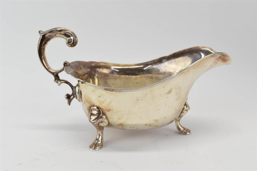Tiffany Sterling Silver Footed Gravy