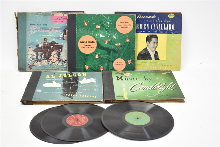 Group of Assorted Vintage Record Portfolios