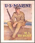Clarence Underwood U.S. Marine Poster