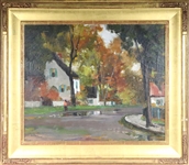 Anthony Thieme, "Old House, Fall, Rockport"