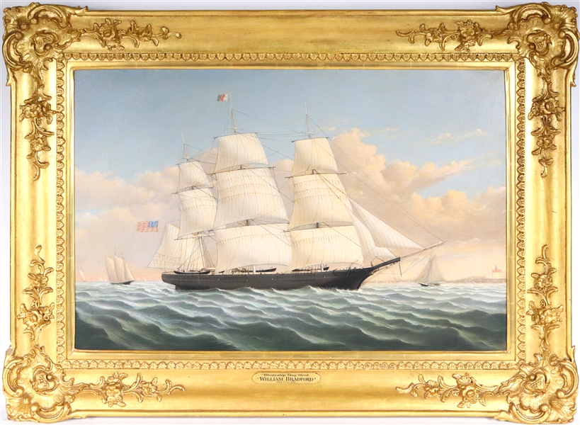 William Bradford, "Whaleship Daniel Wood"