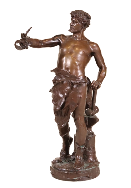 "Le Travail", Cast Bronze Figure