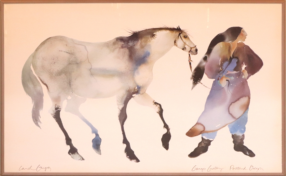 Carol Grigg, Print, She Walks with Horses