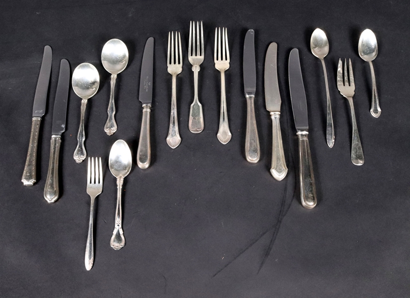 Group of Sterling Silver Flatware, CW and Durgin